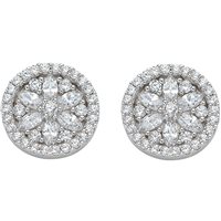 Orecchini Amen Donna Fiore della Vita in Argento Zirconia EFLBBZ1 - EFLBBZ1